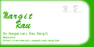 margit rau business card